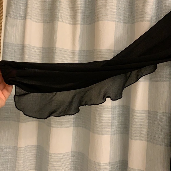 Black sheer top - Picture 2 of 4
